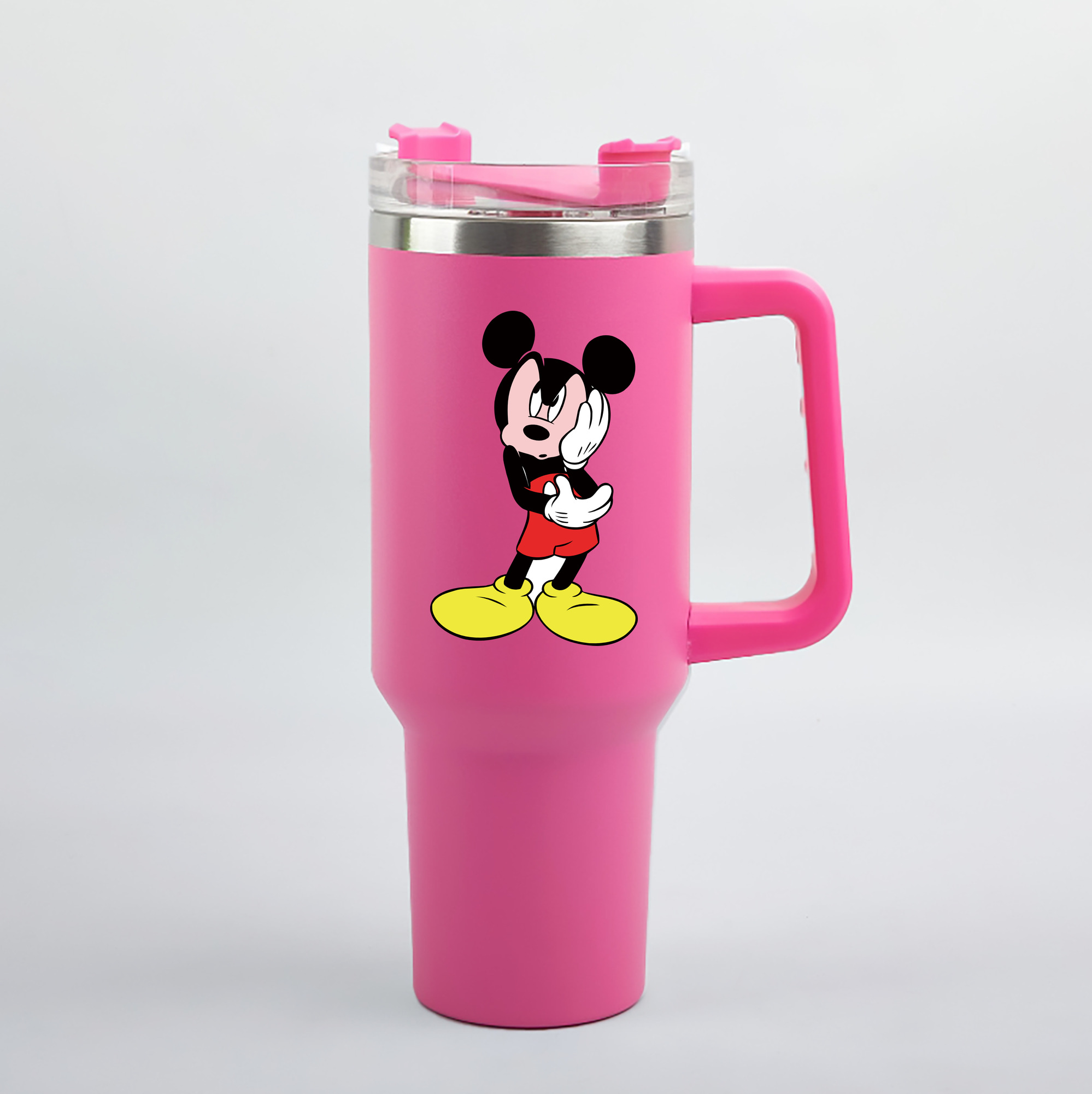 （画像用） ミッキーマウス Mickey Mouse 1200mL車用タンブラー（カラープリント）